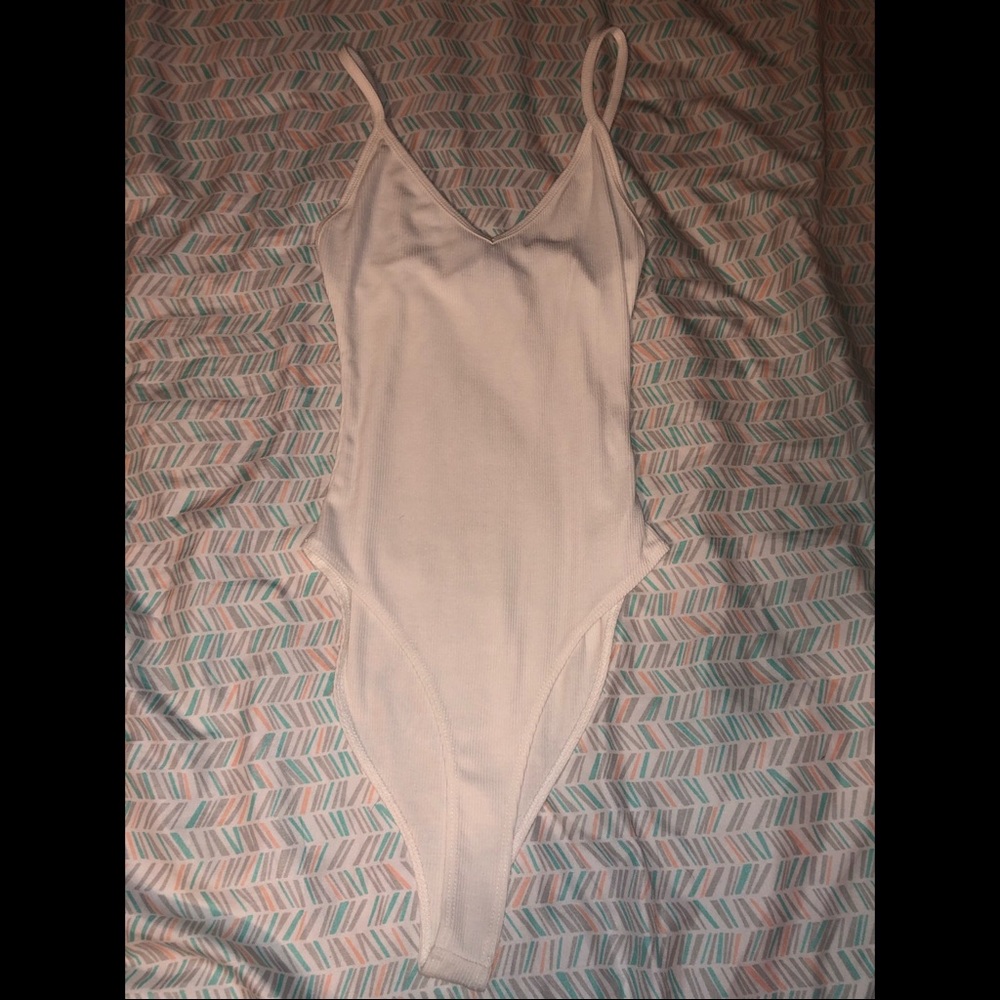 FOREVER 21 White Bodysuit